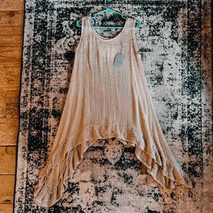 Farmhouse Frocks Cream Lace Tunic Top